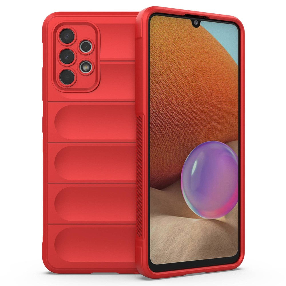 Soft gripformed cover for Samsung Galaxy A32 - Red