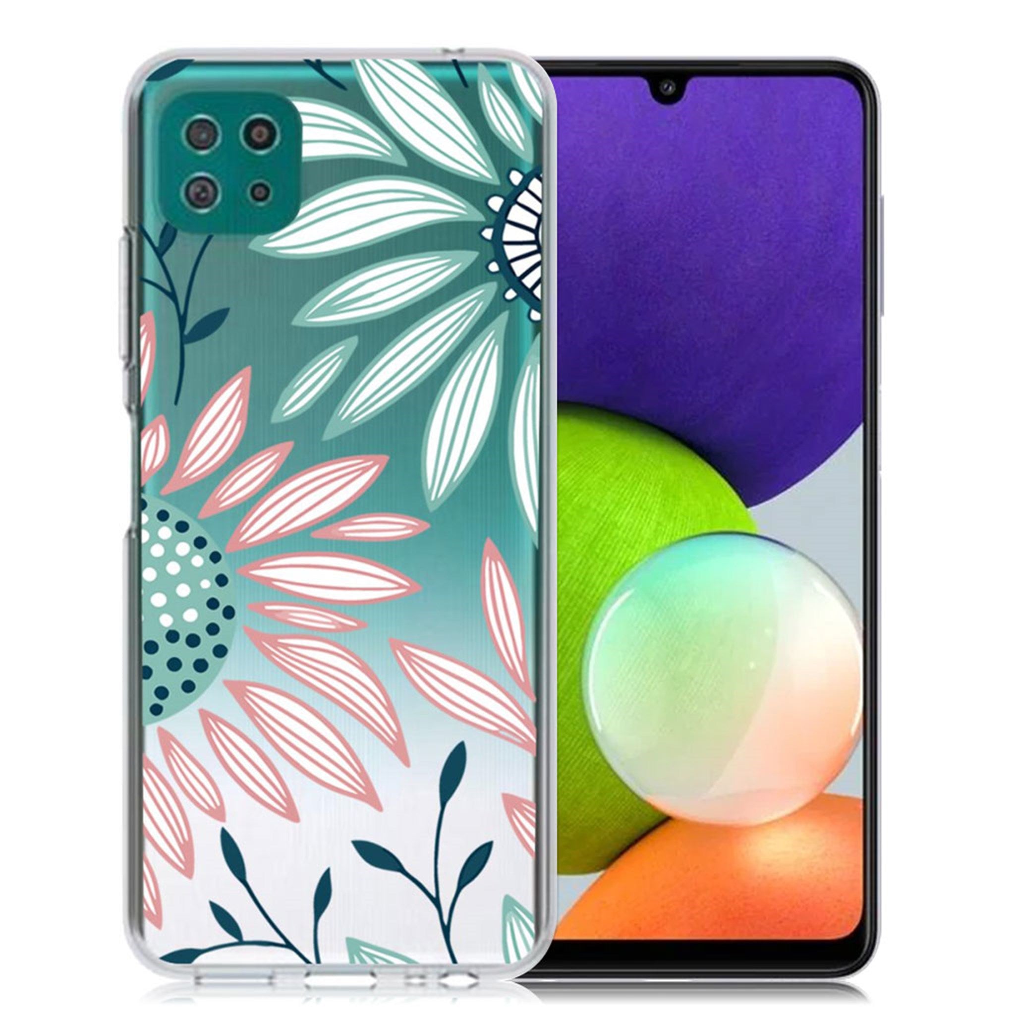 Deco Samsung Galaxy A22 5G case - Cute Flower