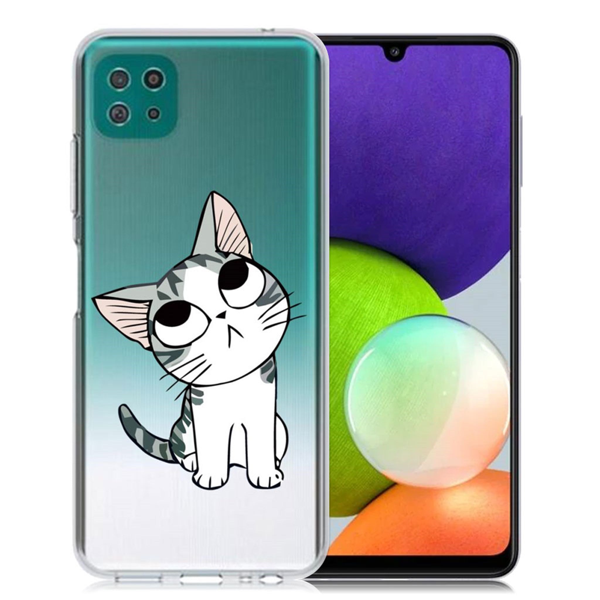 Deco Samsung Galaxy A22 5G case - Cat