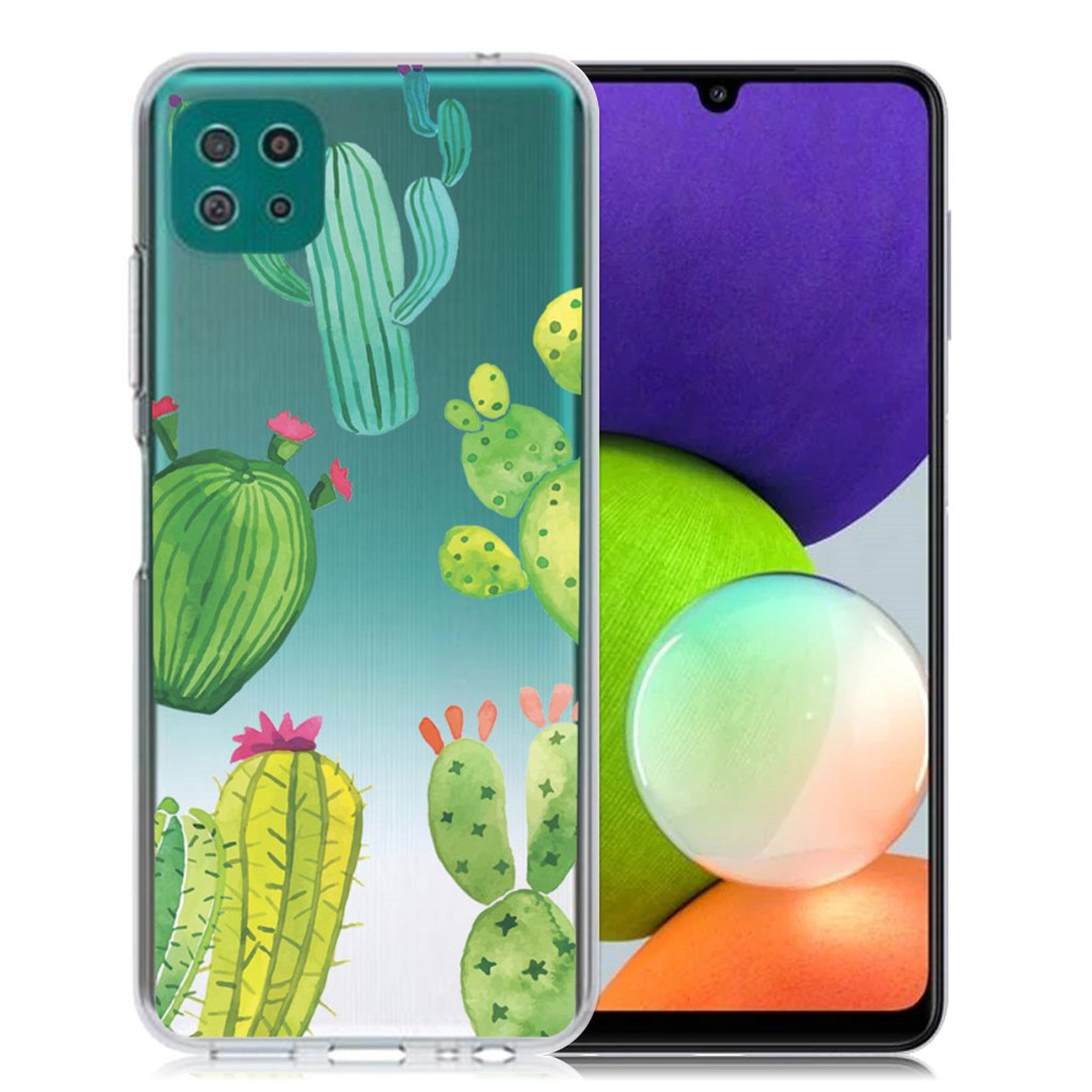 Deco Samsung Galaxy A22 5G case - Cactus