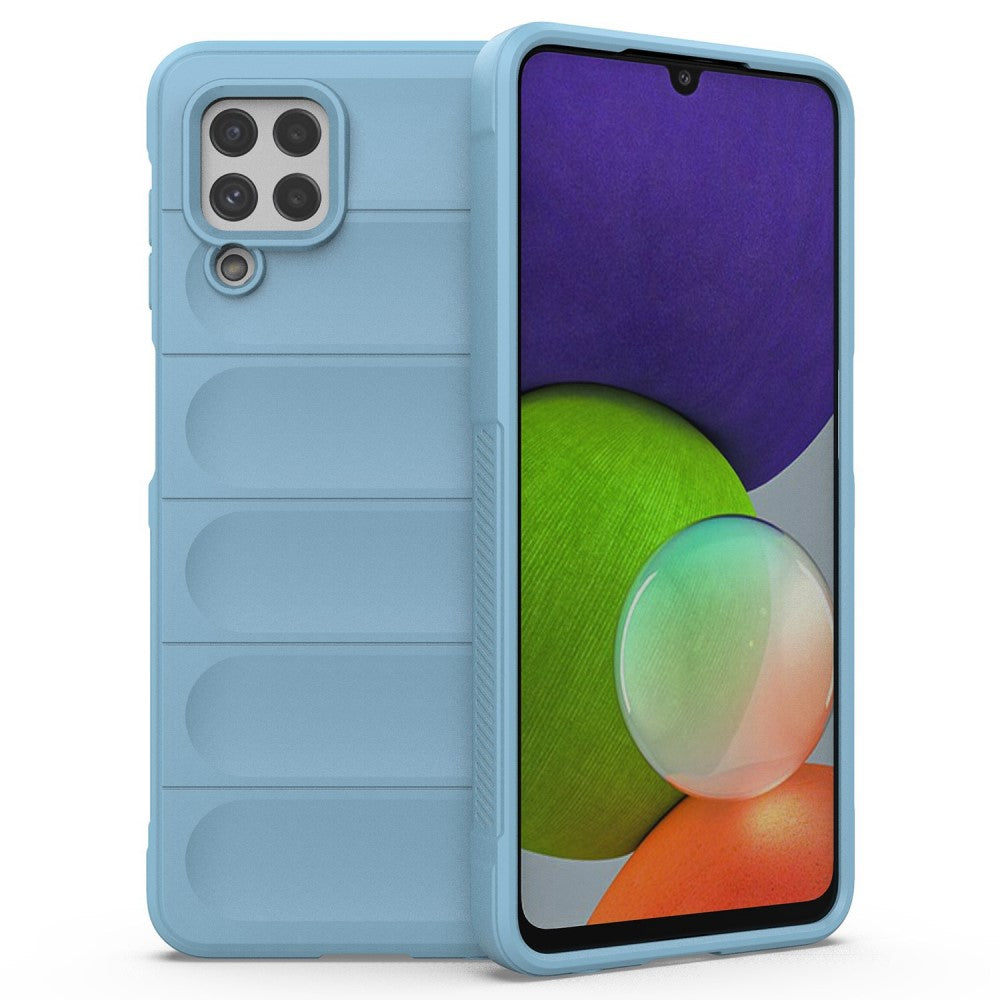 Soft gripformed cover for Samsung Galaxy A22 4G - Baby Blue