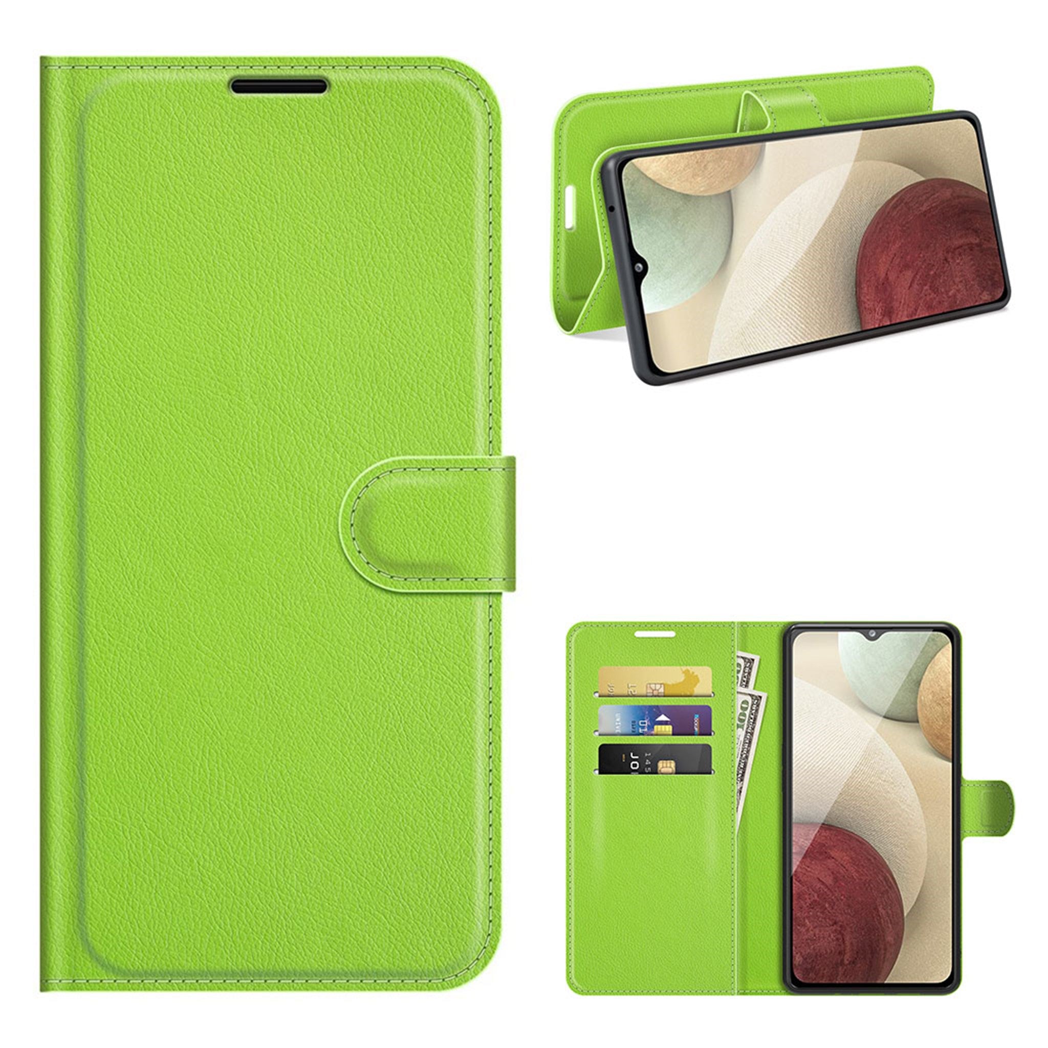 Classic Samsung Galaxy A22 4G flip case - Green