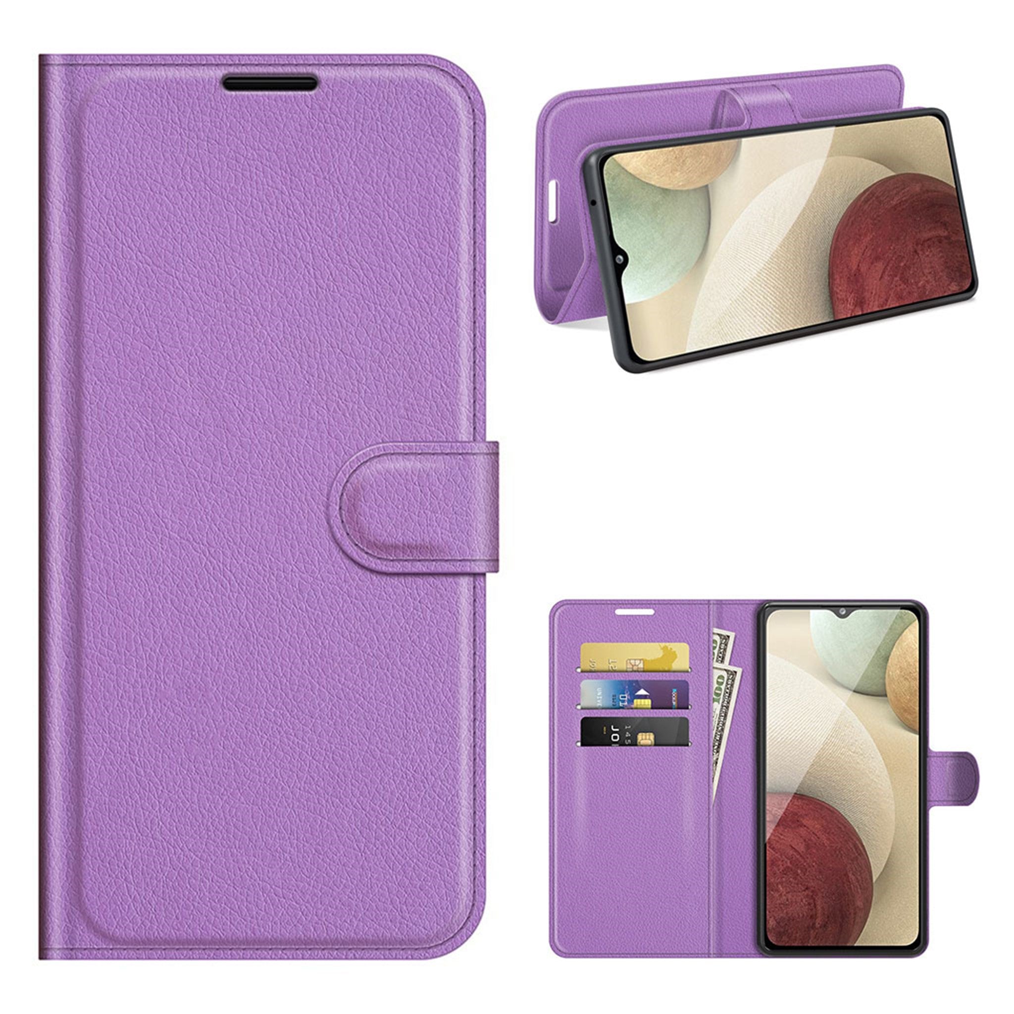 Classic Samsung Galaxy A22 4G flip case - Purple