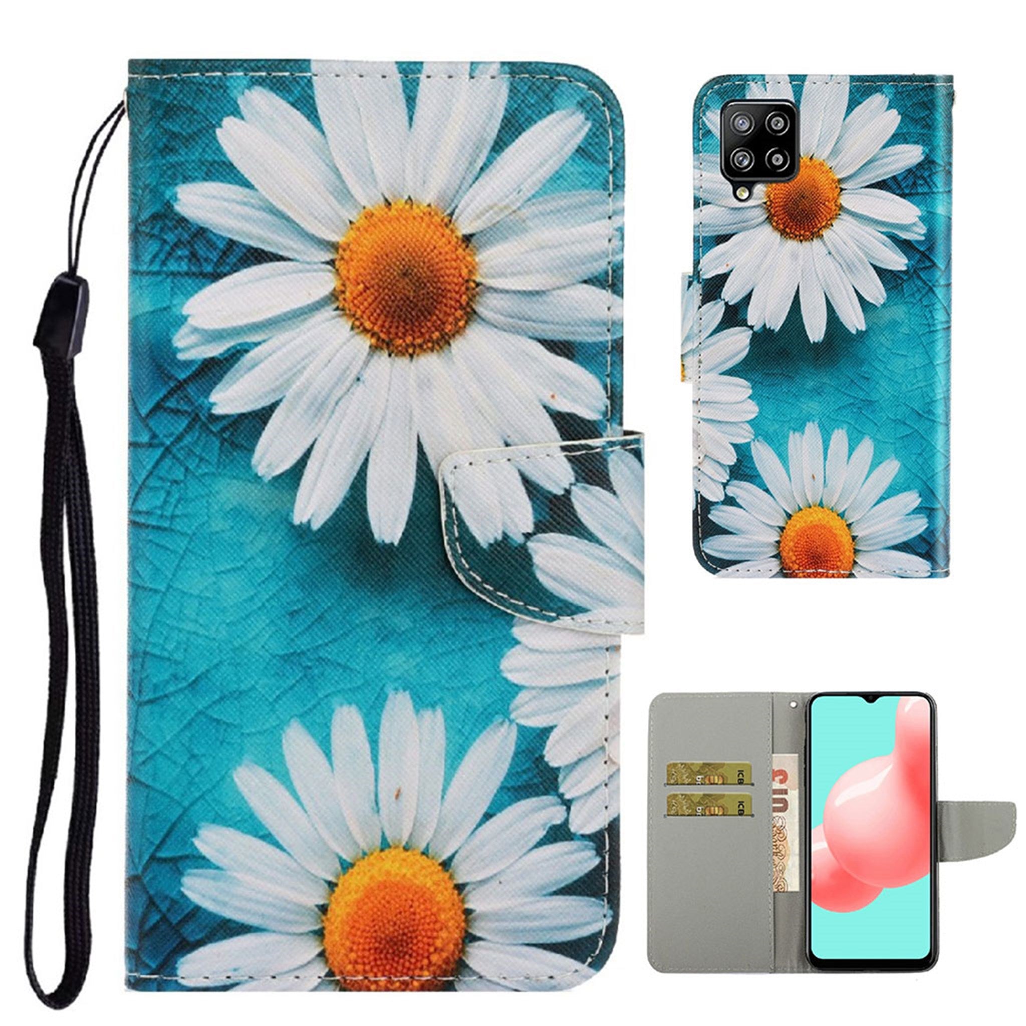 Wonderland Samsung Galaxy A22 4G flip case - Chrysanthemum