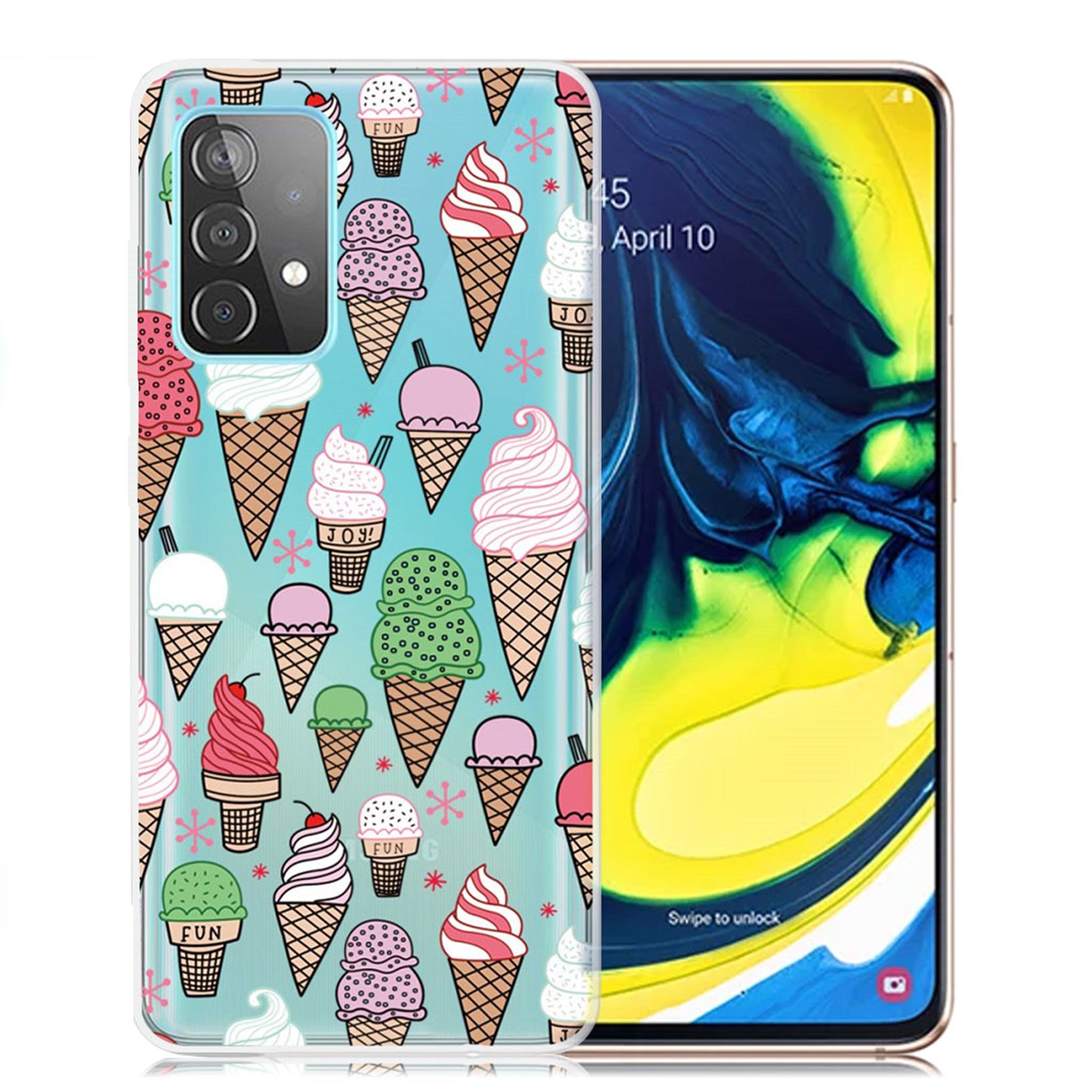Deco Samsung Galaxy A82 5G case - Fun Ice Cream