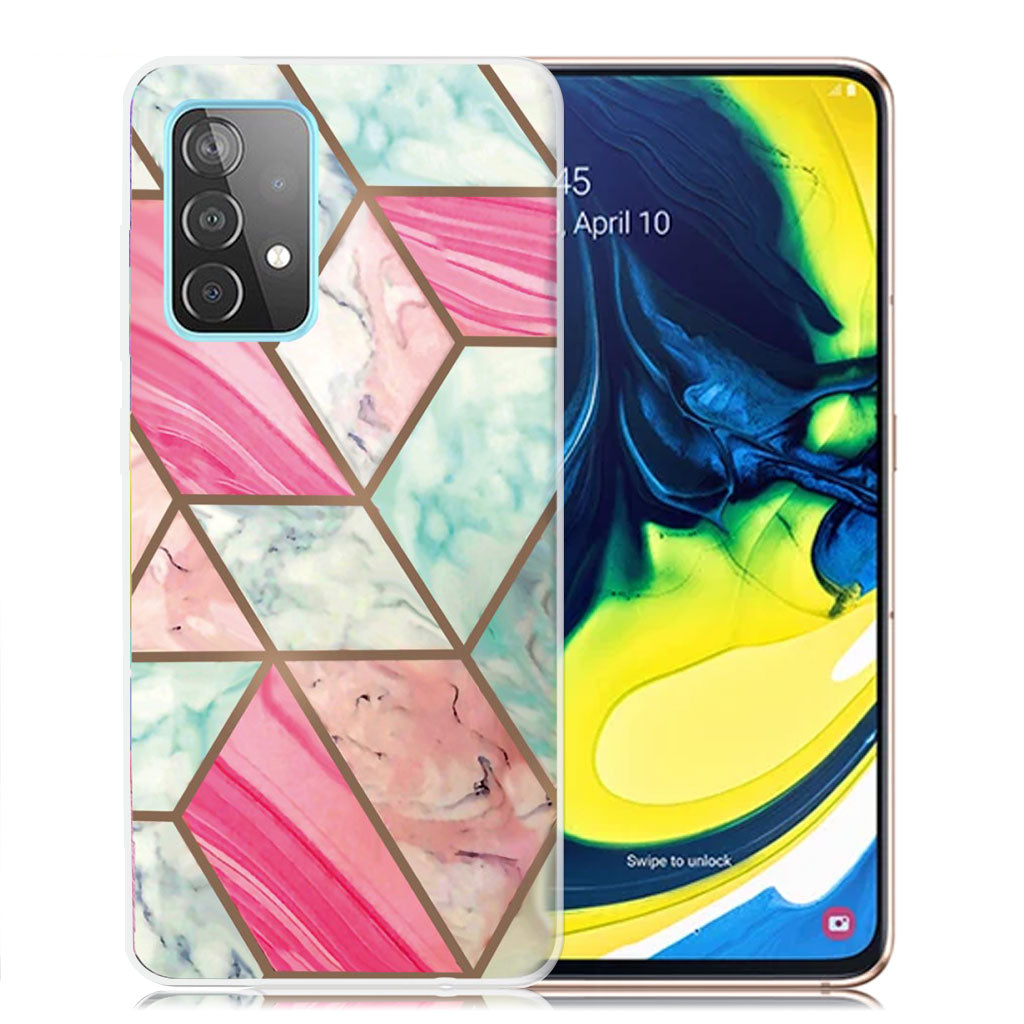 Marble Samsung Galaxy A82 5G case - Colorful Marble Tile