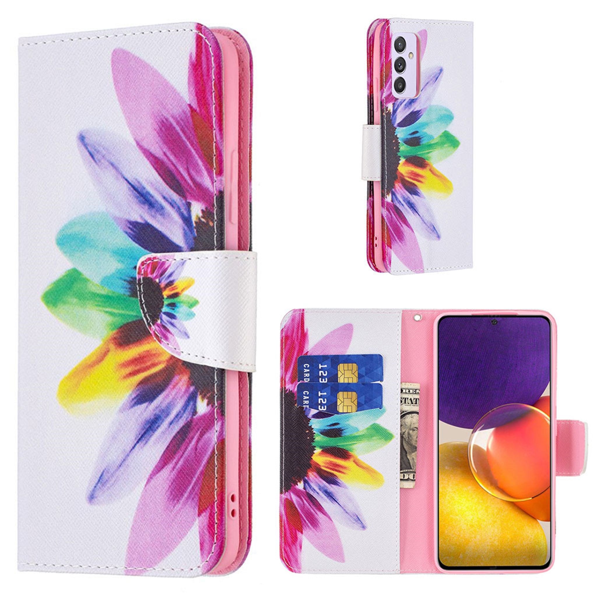 Wonderland Samsung Galaxy A82 5G flip case - Colorful Petals