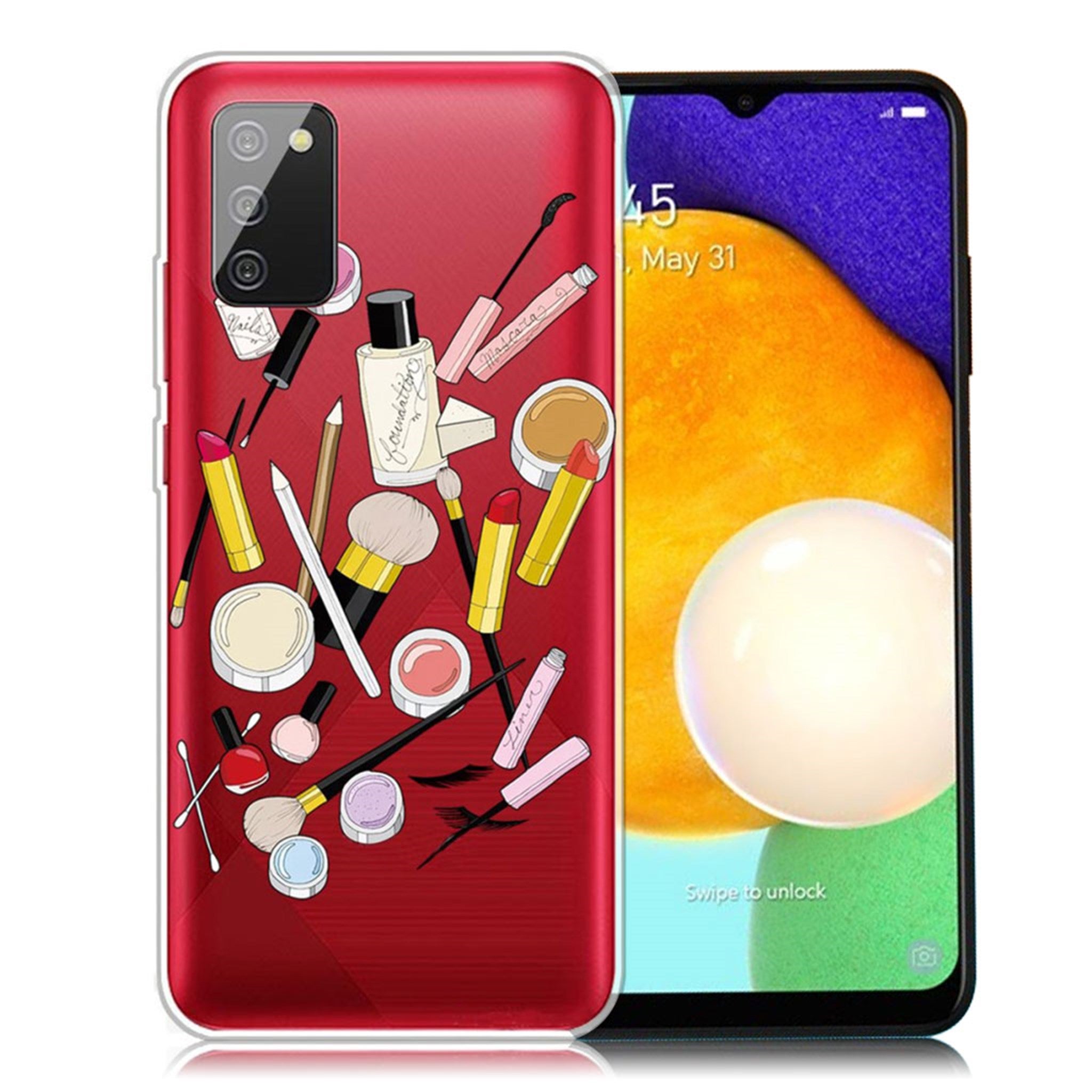 Deco Samsung Galaxy A03s case - Makeups