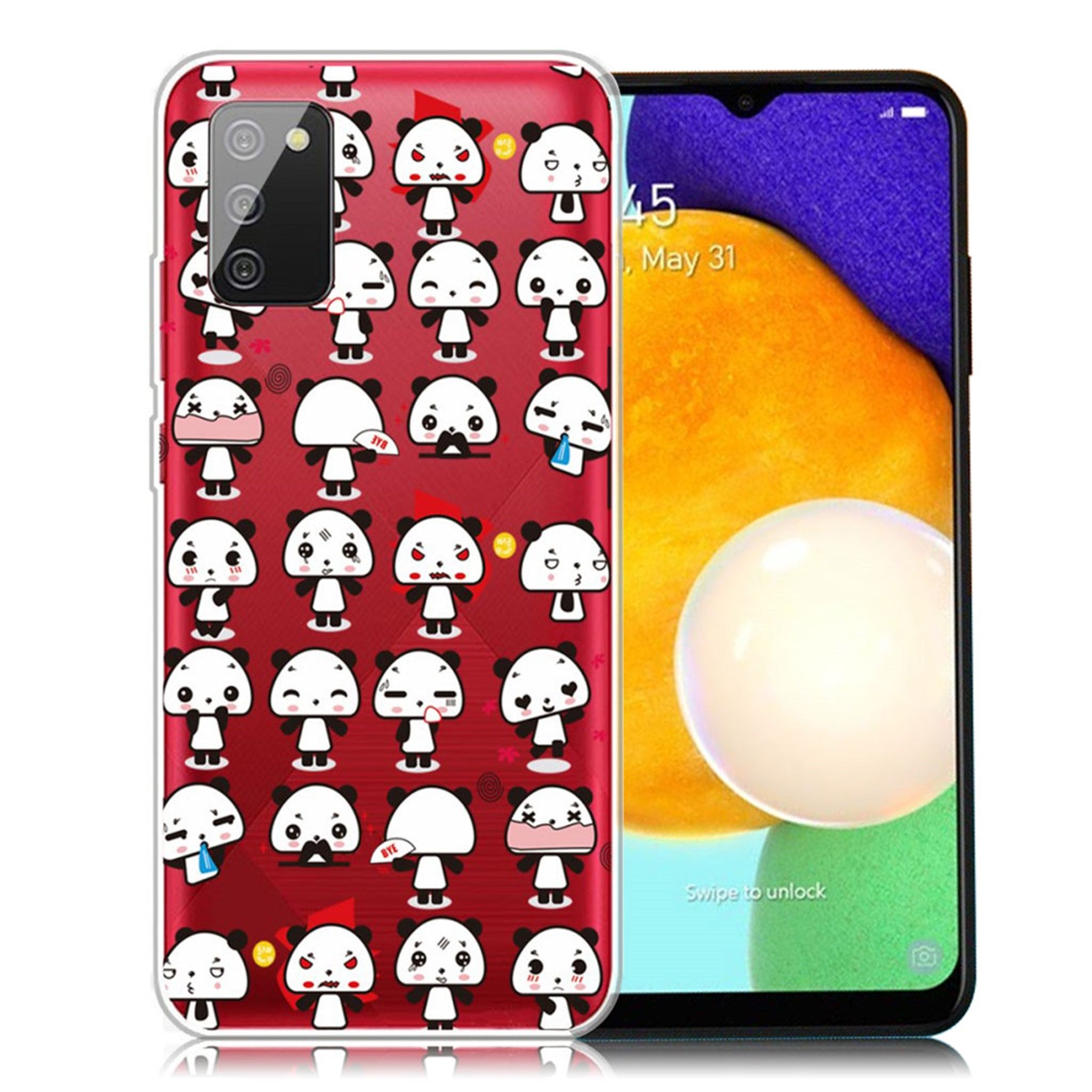 Deco Samsung Galaxy A03s case - Cute Pandas