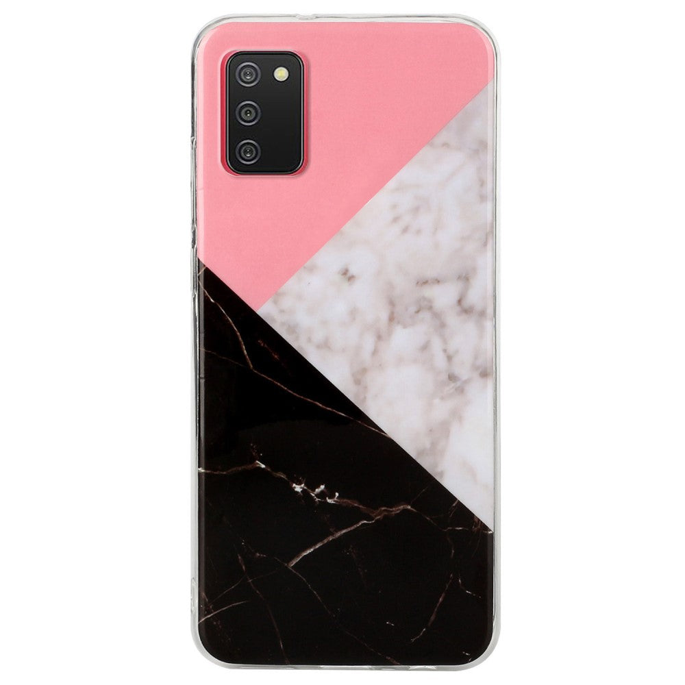 Marble Samsung Galaxy A03s case - Three Color Splicing