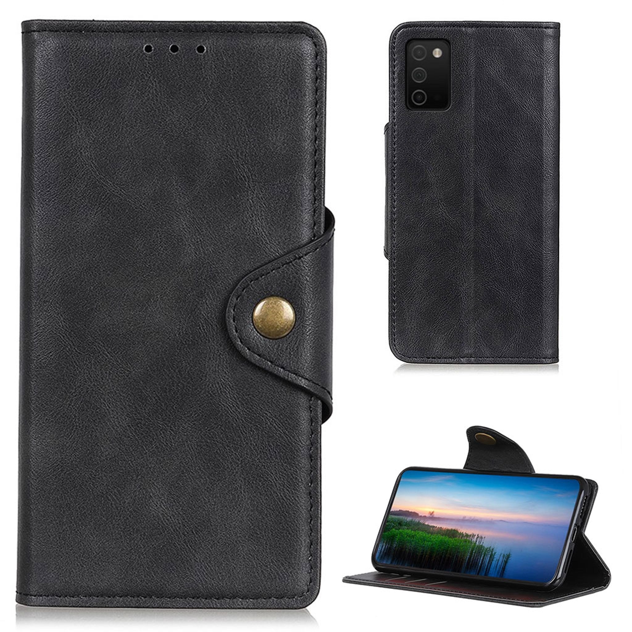 Alpha Samsung Galaxy A03s flip case - Black