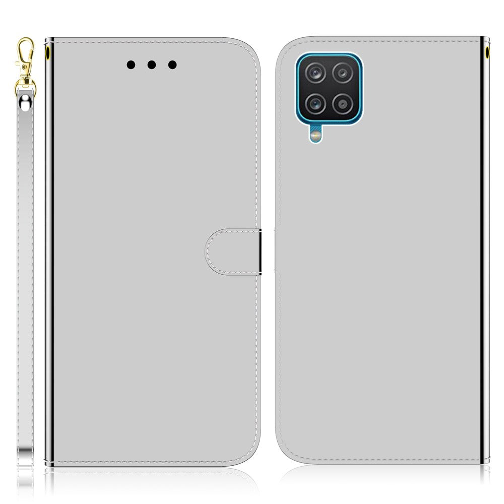 Mirror Samsung Galaxy M32 flip case - Silver