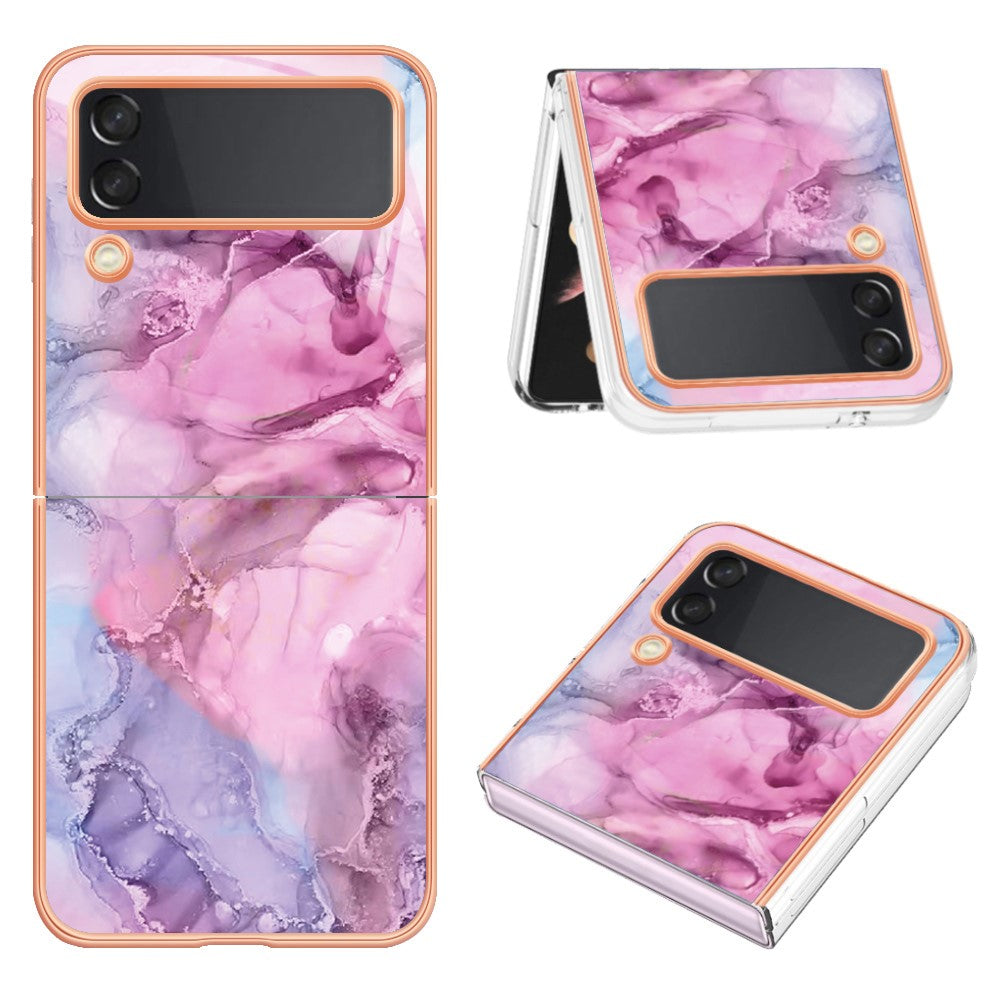 Marble Samsung Galaxy Z Flip3 5G case - Rose