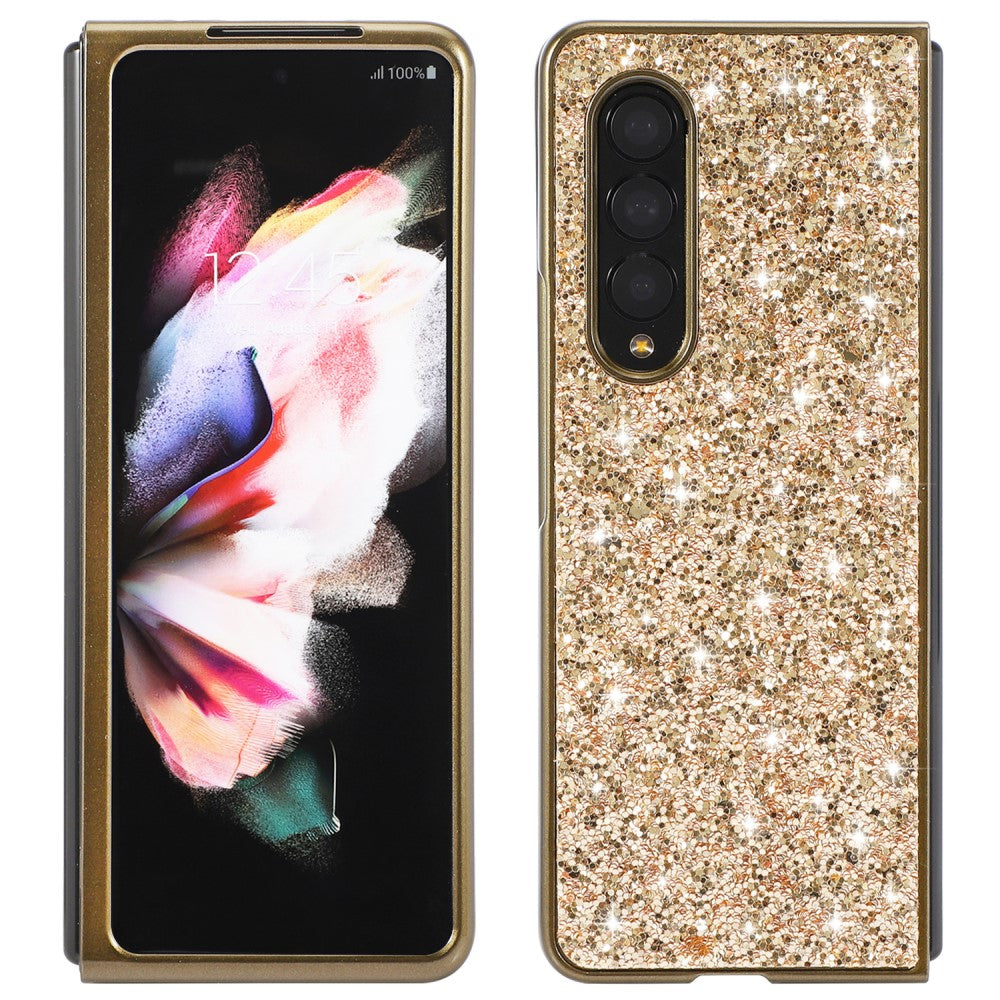 Glitter Samsung Galaxy Z Fold3 5G case - Gold