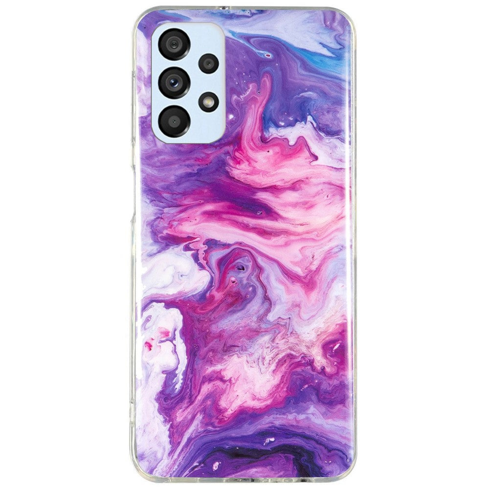 Marble Samsung Galaxy A52s 5G / A52 5G / A52 case - Red