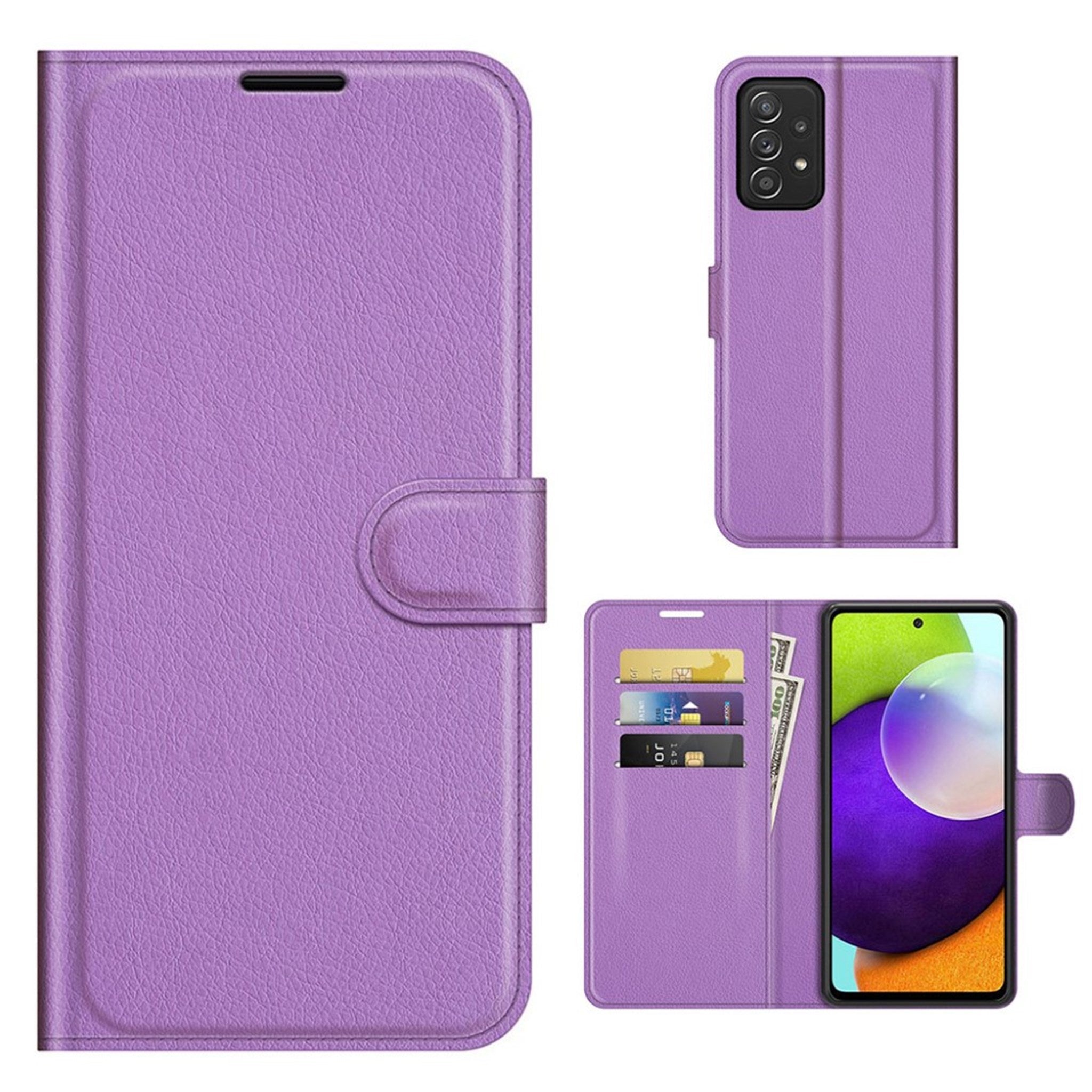 Classic Samsung Galaxy A52s 5G / A52 5G / A52 flip case - Purple