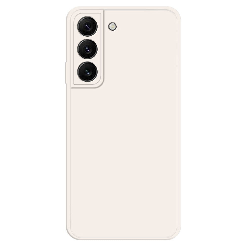 Beveled anti-drop rubberized cover for Samsung Galaxy S22 Plus - Beige