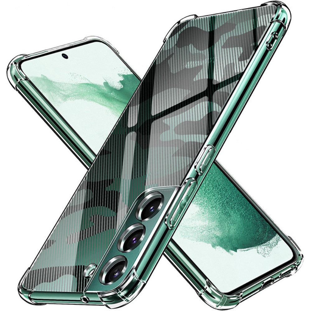 RZANTS semi-transparent cover with a cool print and corner protection for Samsung Galaxy S22 Plus