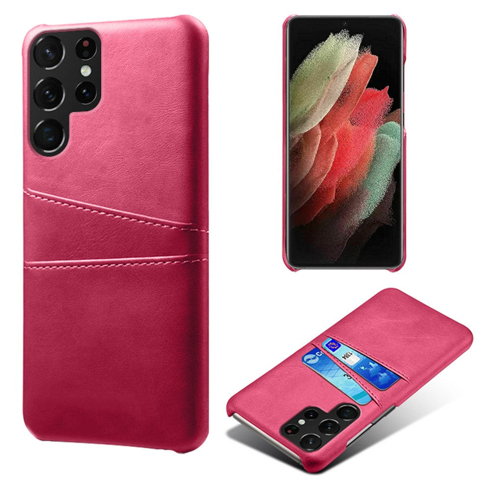 Dual Card case - Samsung Galaxy S22 Ultra - Rose