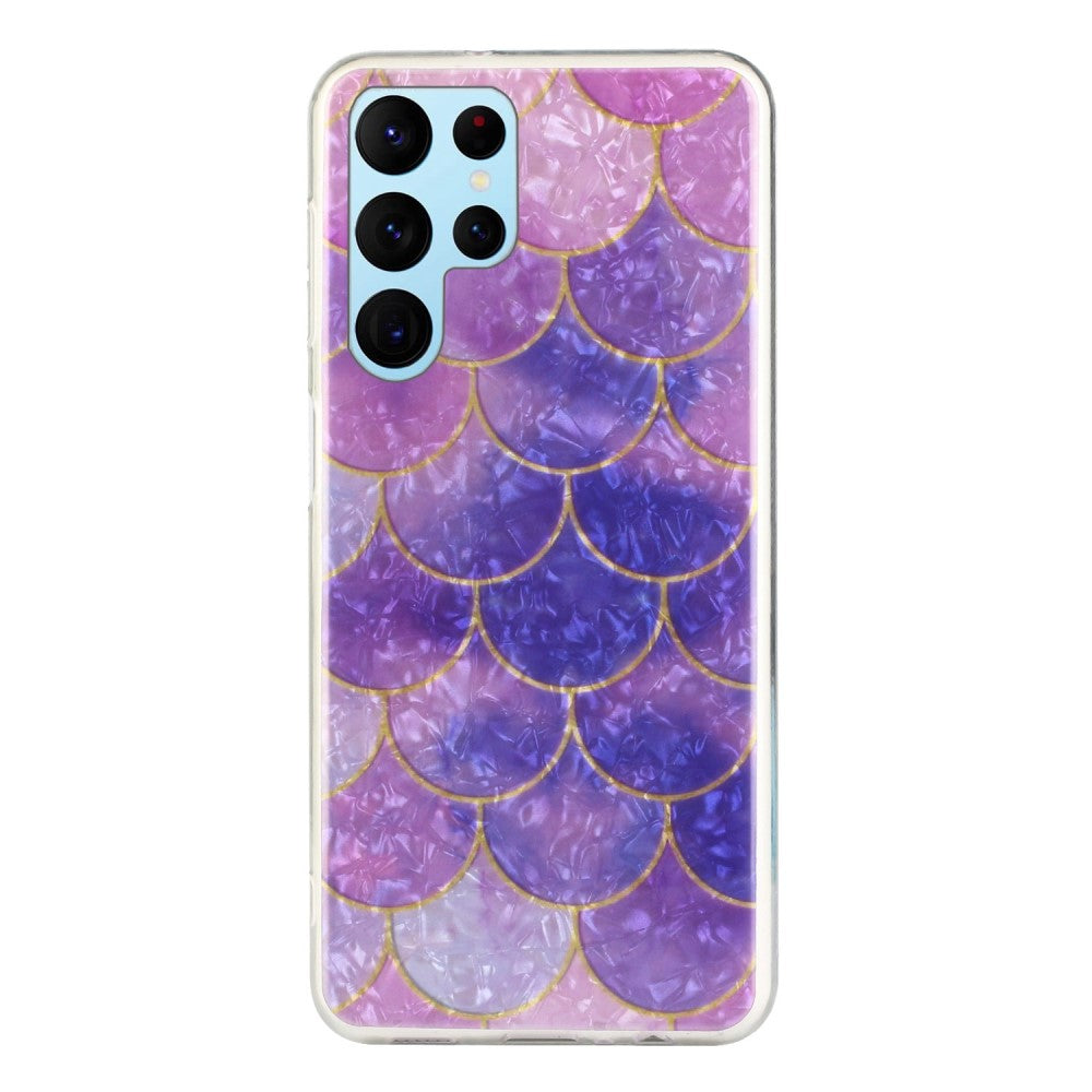 Deco Samsung Galaxy S22 Ultra case - Purple Scale