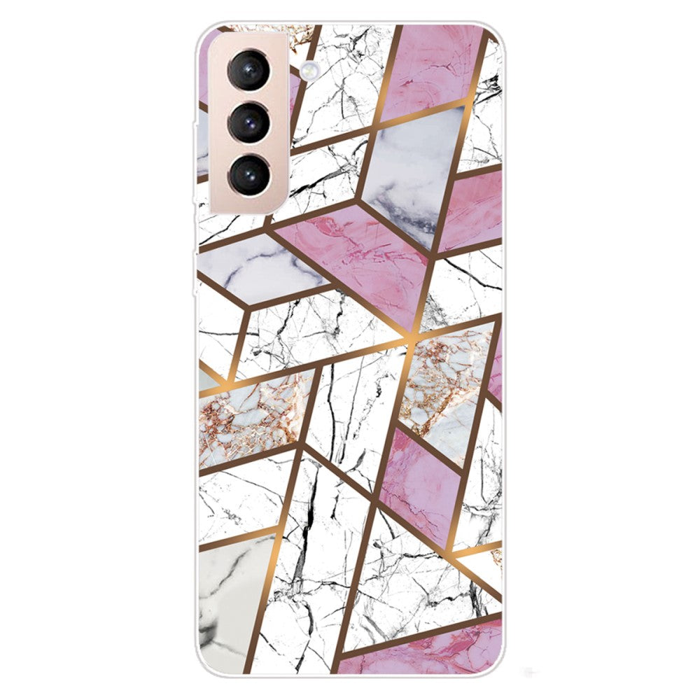 Marble Samsung Galaxy S22 case - Rose / White / Grey Marble