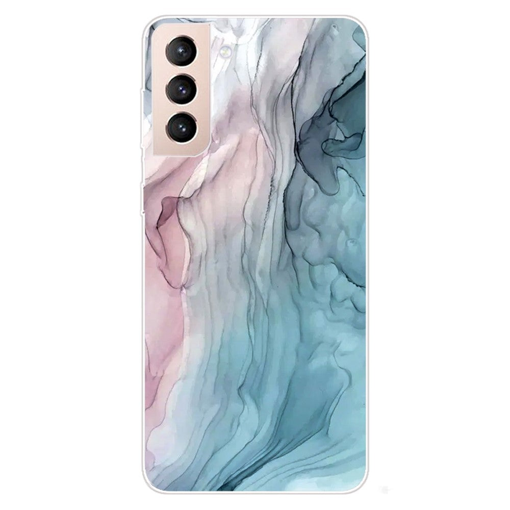 Marble Samsung Galaxy S22 case - Rose / Blue Marble