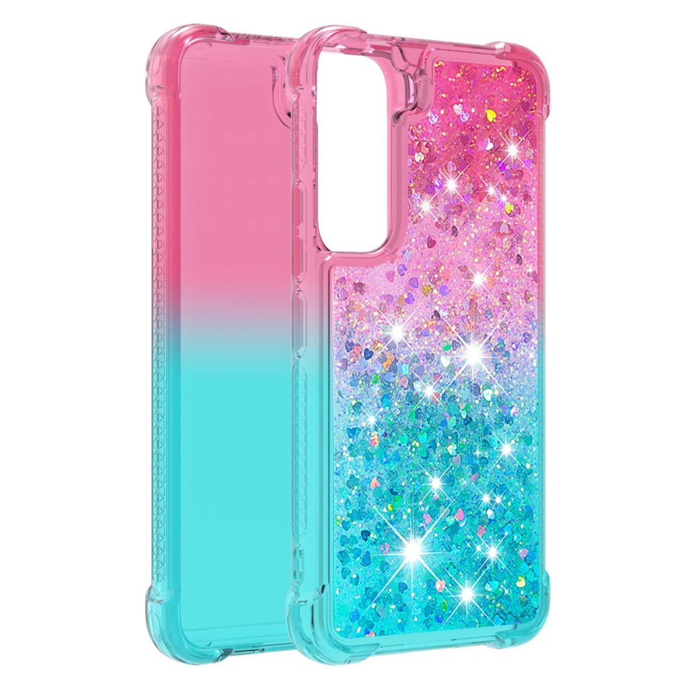 Princess Samsung Galaxy S22 cover - Pink / Sky Blue