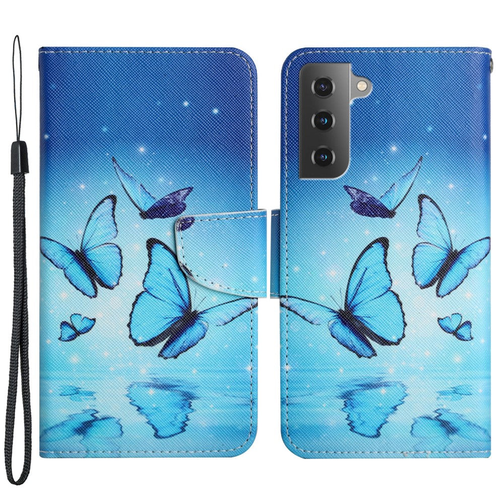 Wonderland Samsung Galaxy S22 flip case - Flying Butterfly