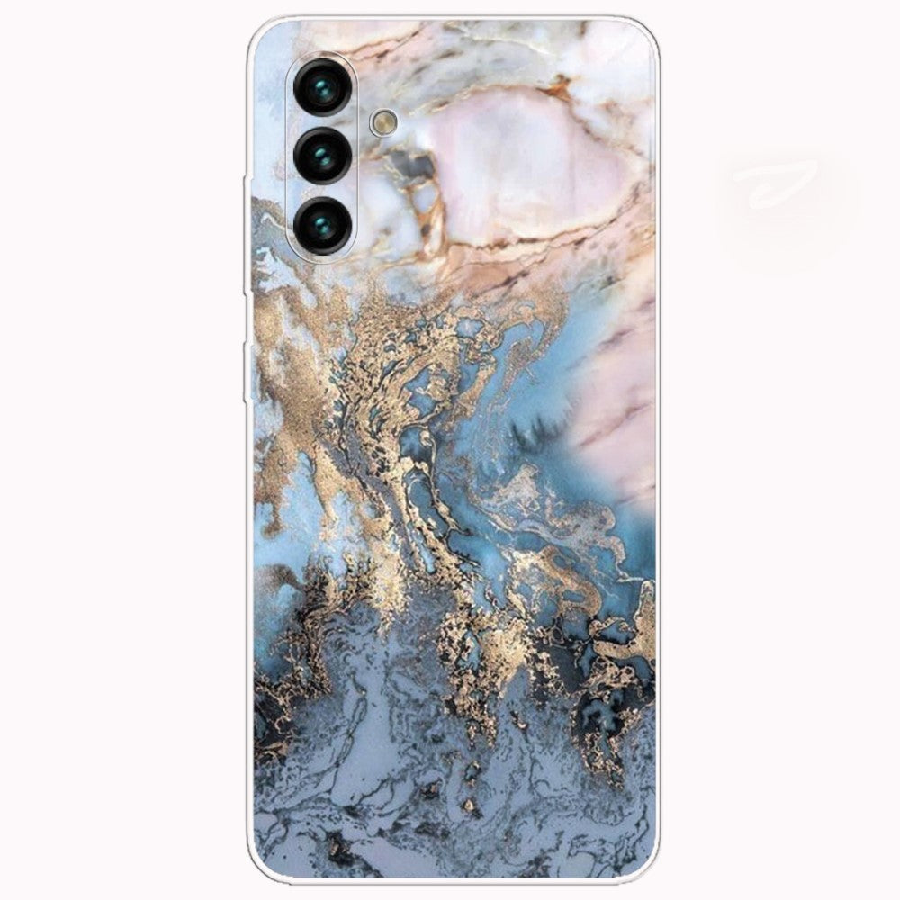 Marble Samsung Galaxy A13 5G case - Bluish Gold Marble