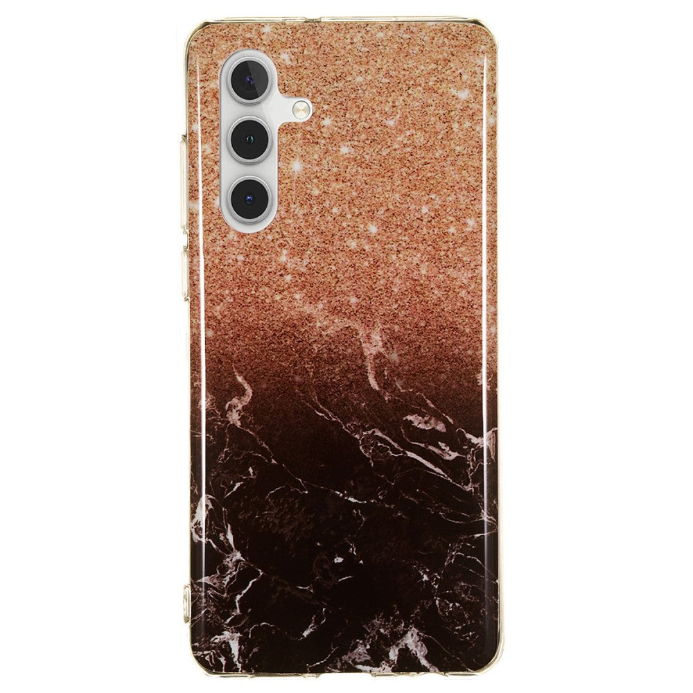 Marble Samsung Galaxy A13 5G case - Rose Gold / Black