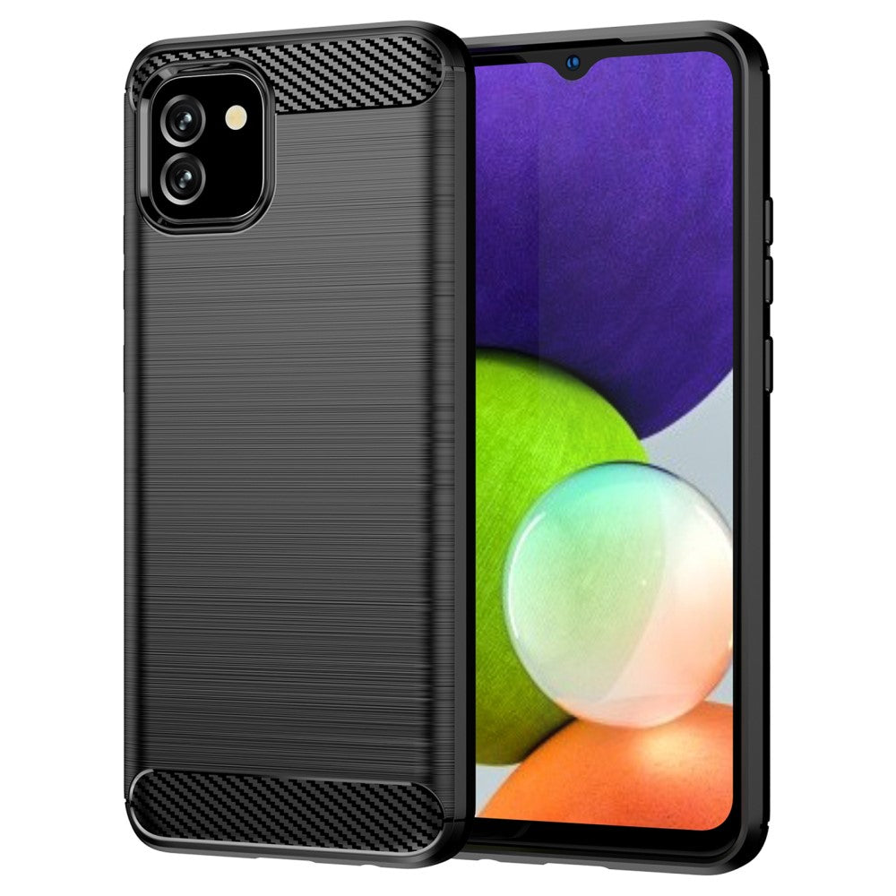 Carbon Flex case - Samsung Galaxy A03 - Black