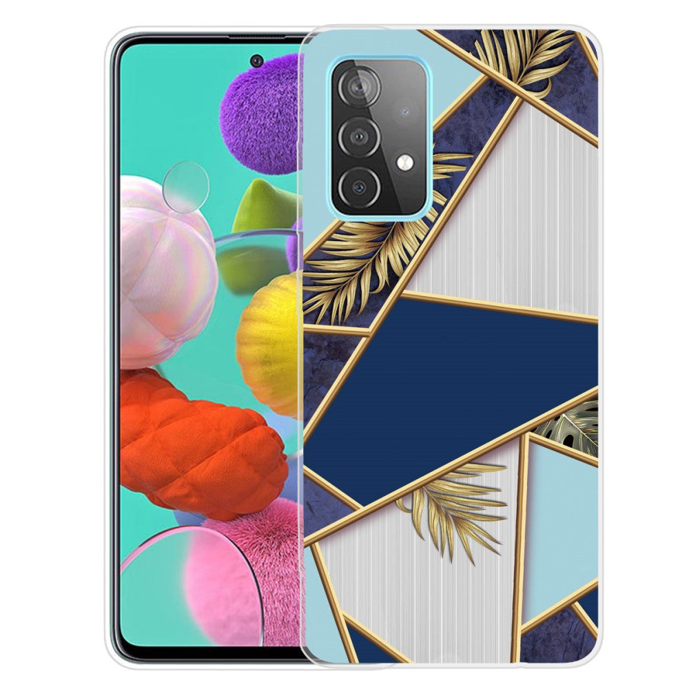 Marble Samsung Galaxy A53 5G case - Fragment of Color and Vine