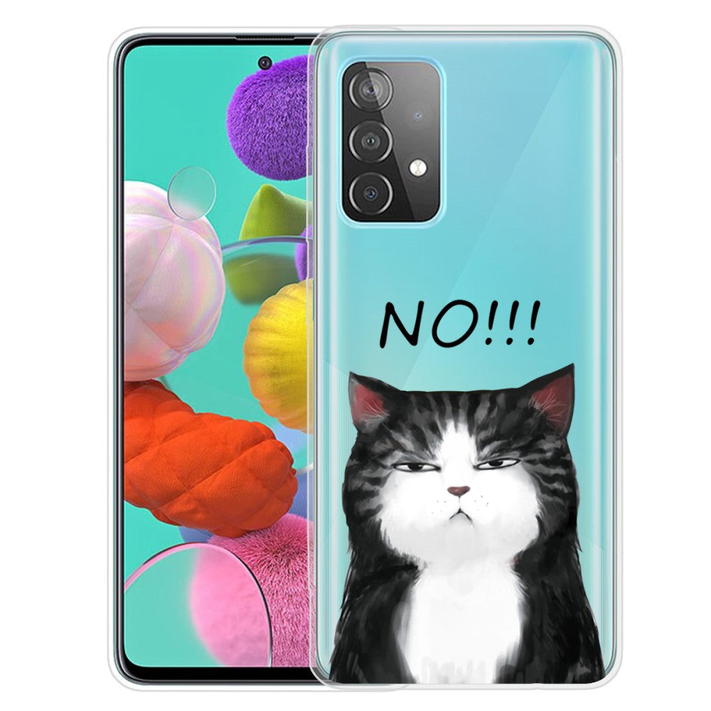 Deco Samsung Galaxy A53 5G case - Cat Says NO