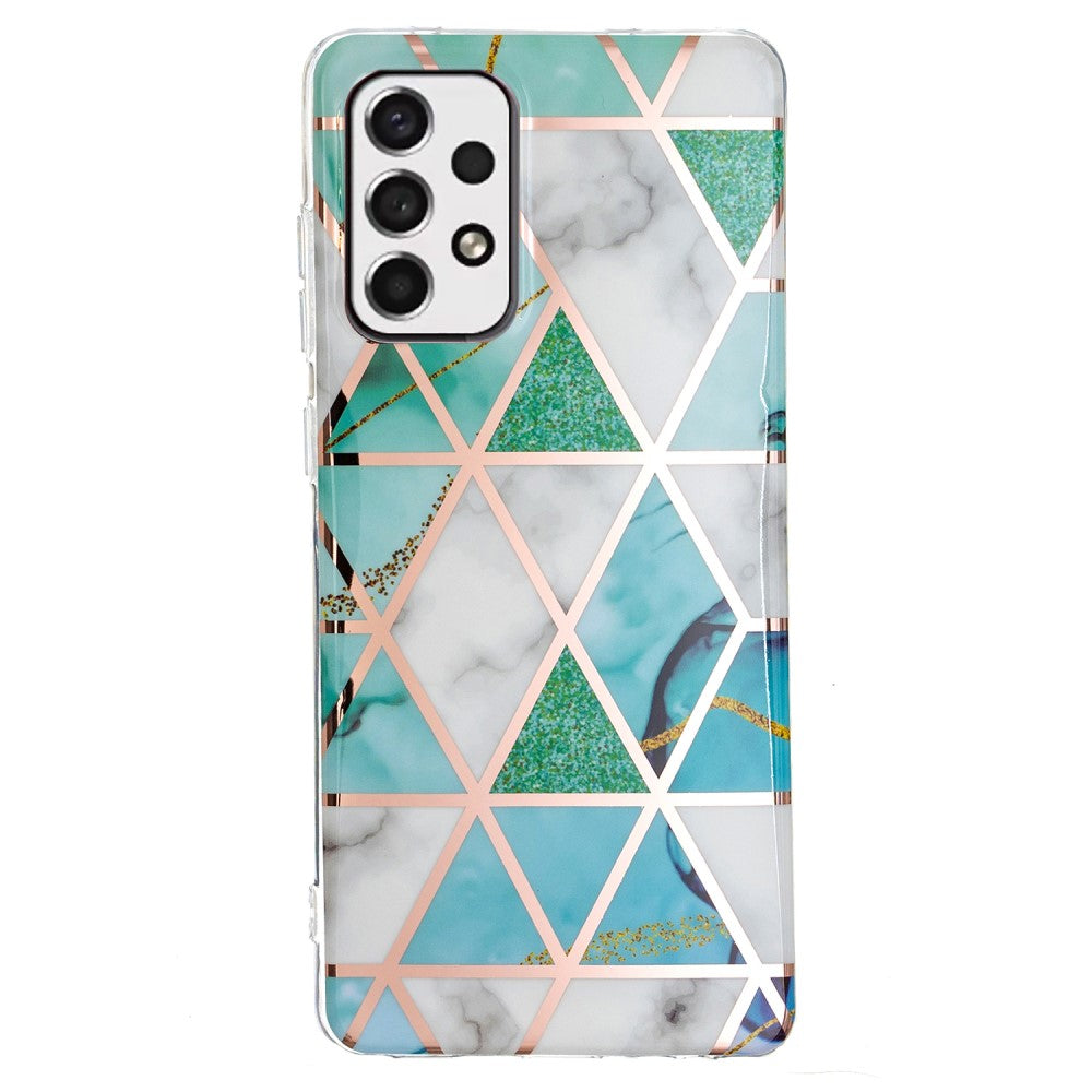 Marble Samsung Galaxy A53 5G case - Green / White