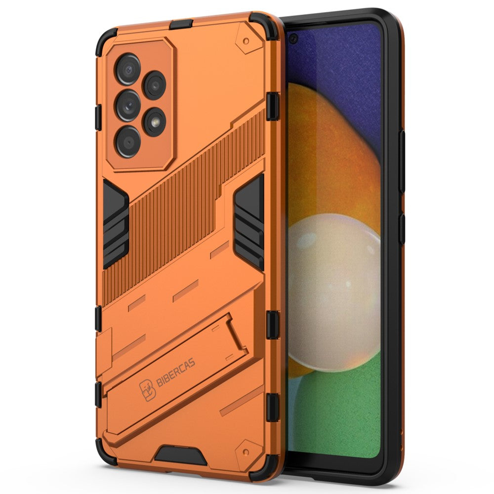 Shockproof hybrid cover with a modern touch for Samsung Galaxy A53 5G - Orange