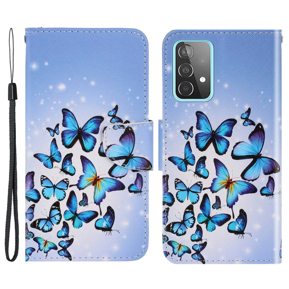 Wonderland Samsung Galaxy A53 5G flip case - Many Butterflies