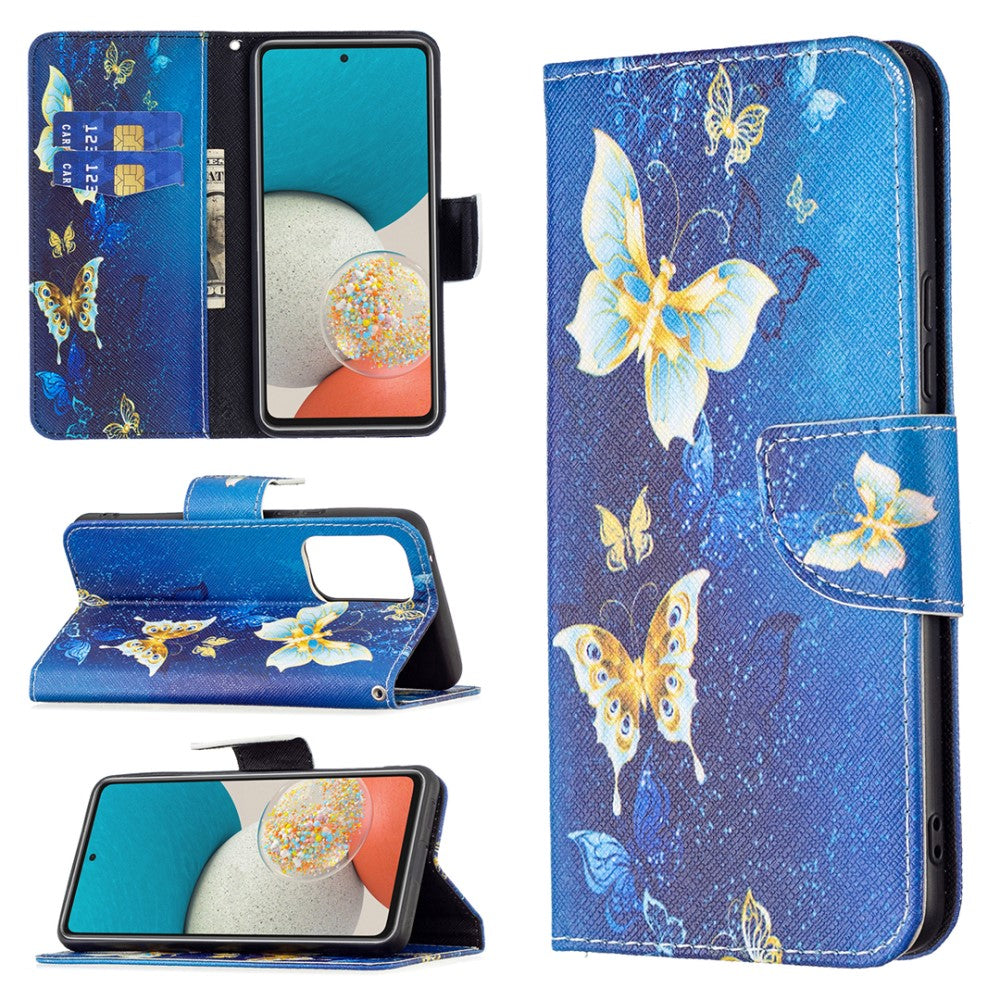 Wonderland Samsung Galaxy A53 5G flip case - Golden Butterfly