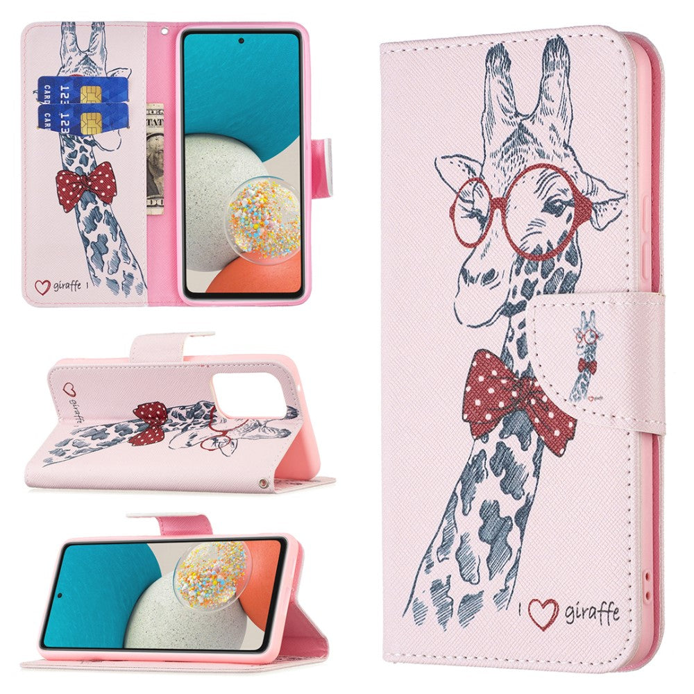 Wonderland Samsung Galaxy A53 5G flip case - Giraffe