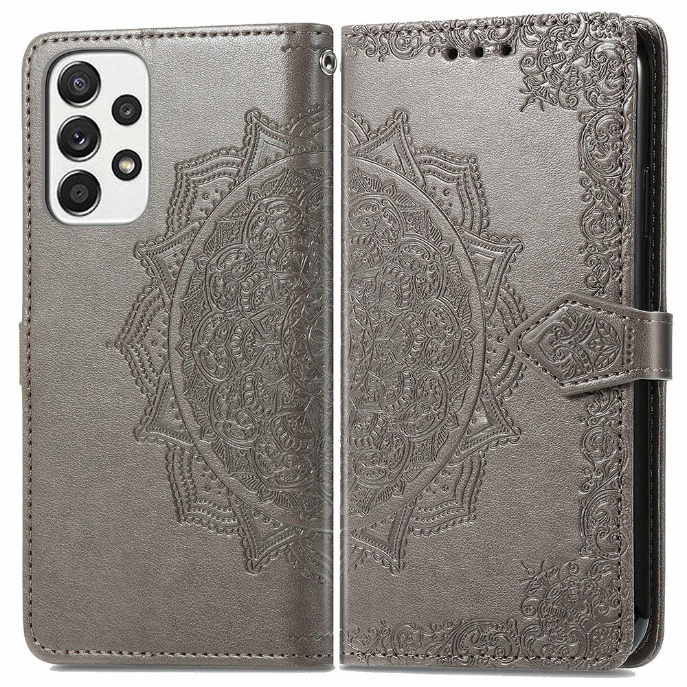 Mandala Samsung Galaxy A53 5G Flip case - Grey