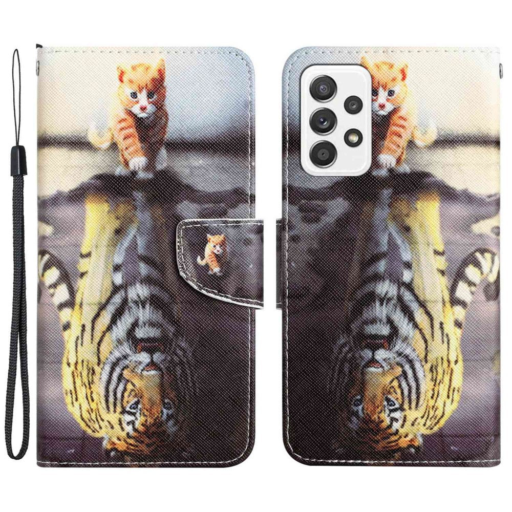 Wonderland Samsung Galaxy A53 5G flip case - Tiger