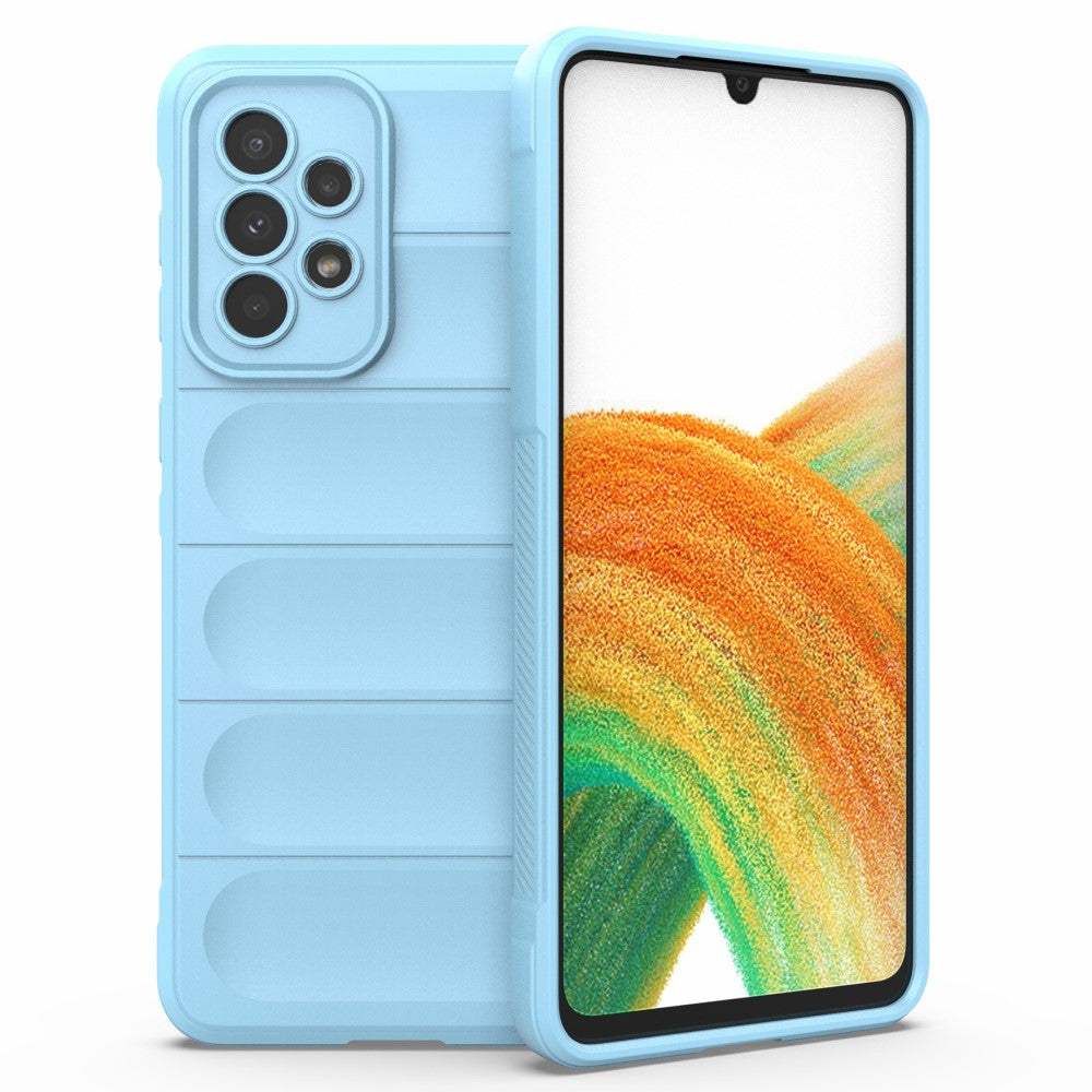 Soft gripformed cover for Samsung Galaxy A33 5G - Baby Blue