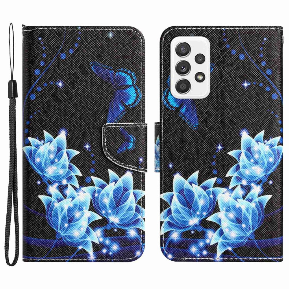 Wonderland Samsung Galaxy A33 5G flip case - Blue Butterfly