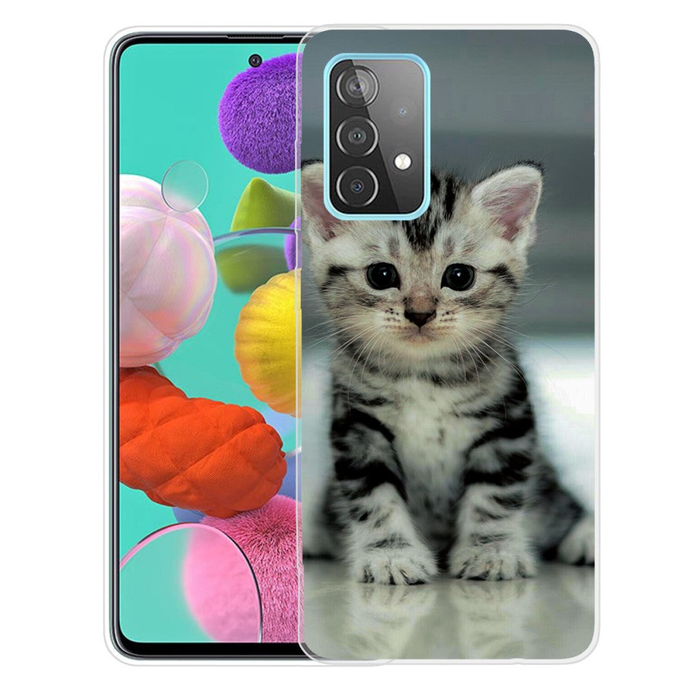 Deco Samsung Galaxy A13 4G case - Cute Cat
