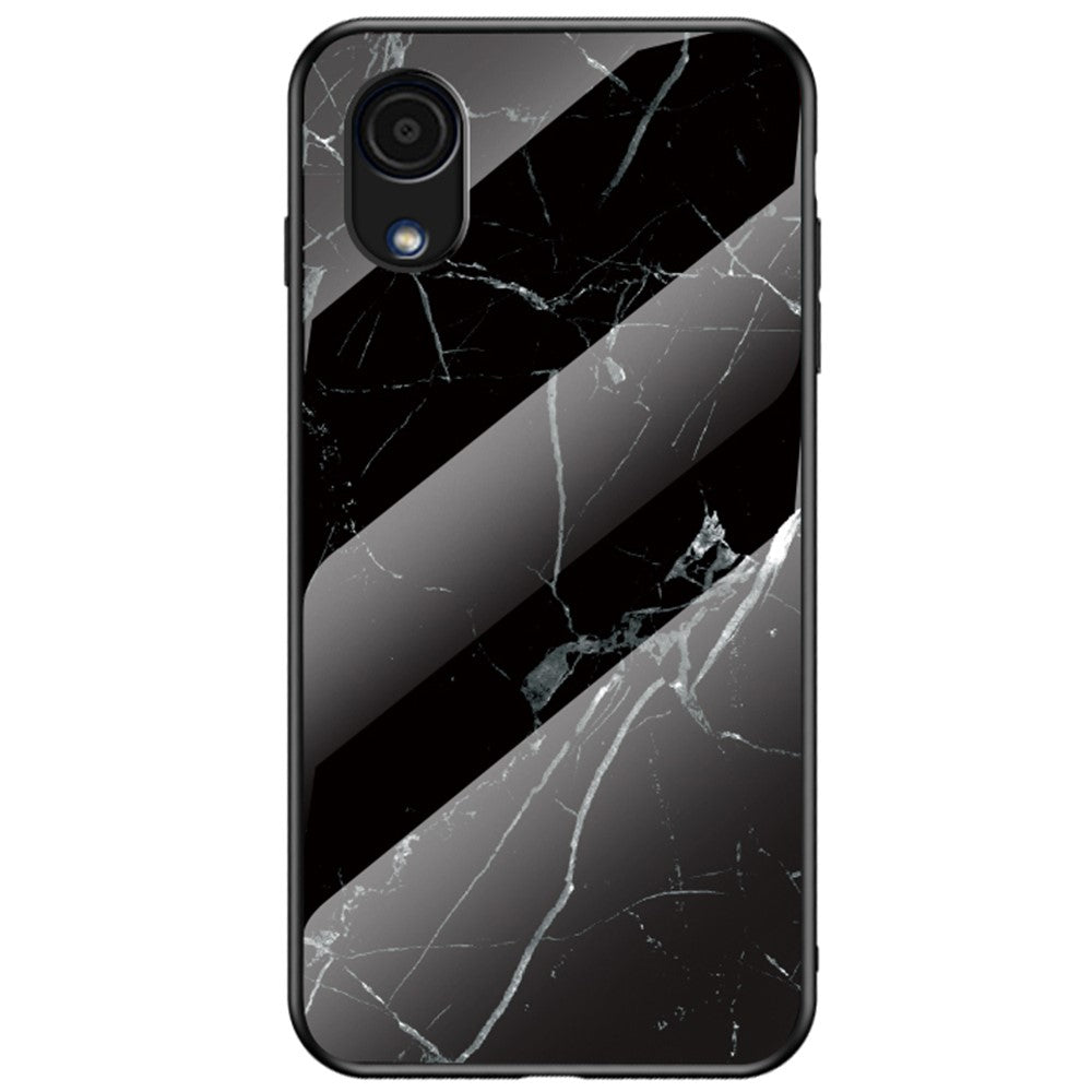 Fantasy Marble Samsung Galaxy A03 Core cover - Black Marble