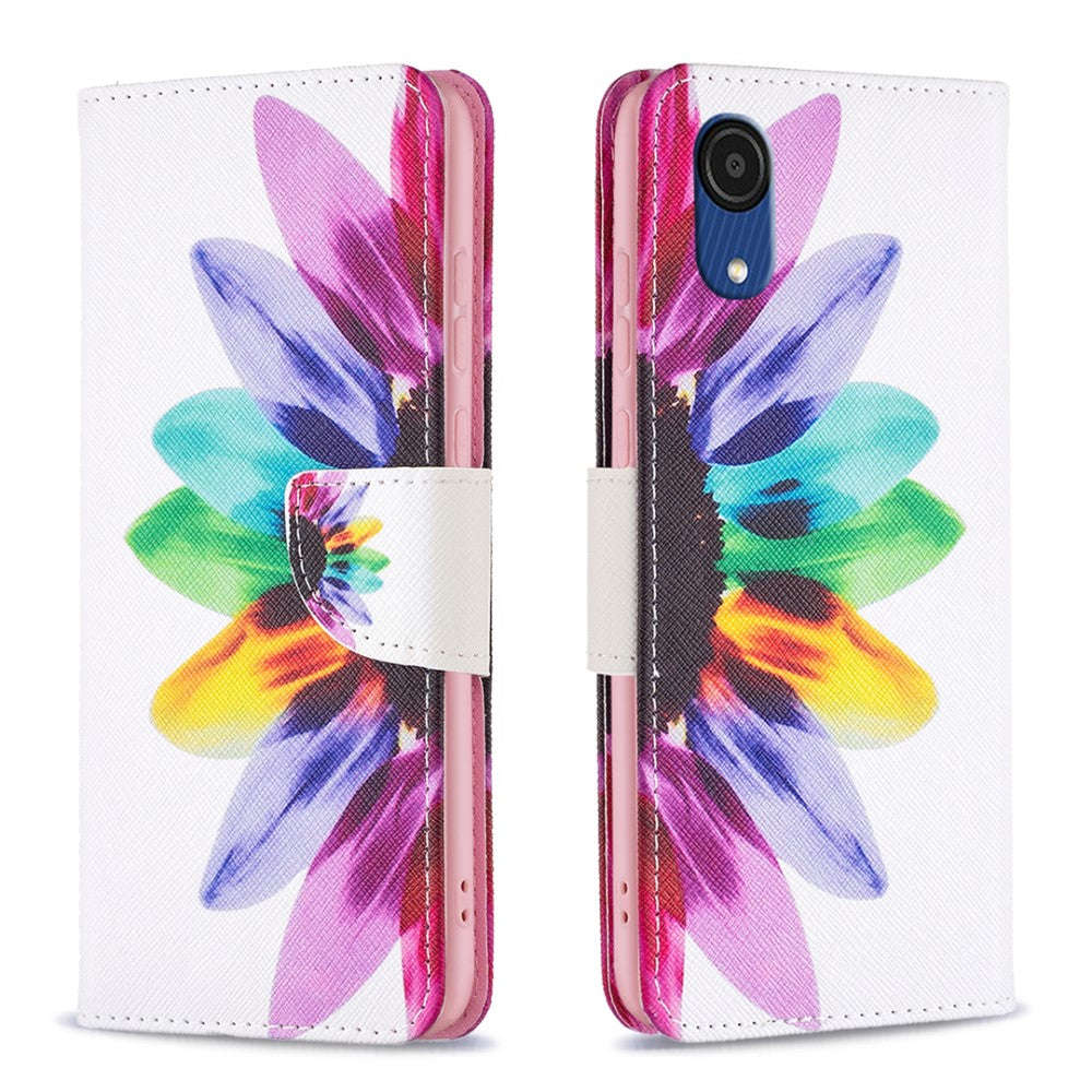 Wonderland Samsung Galaxy A03 Core flip case - Sunflower