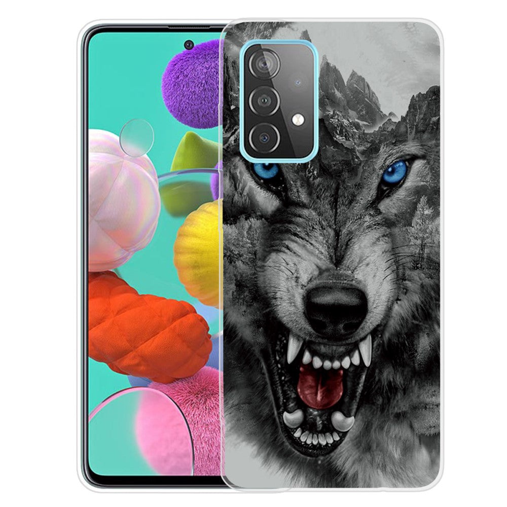 Deco Samsung Galaxy A73 case - Fierce Wolf