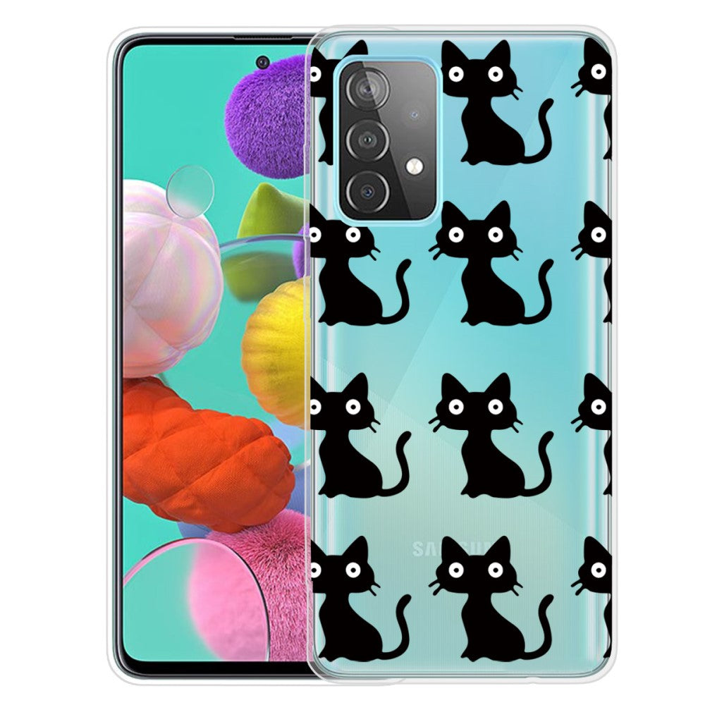 Deco Samsung Galaxy A73 case - Black Cats
