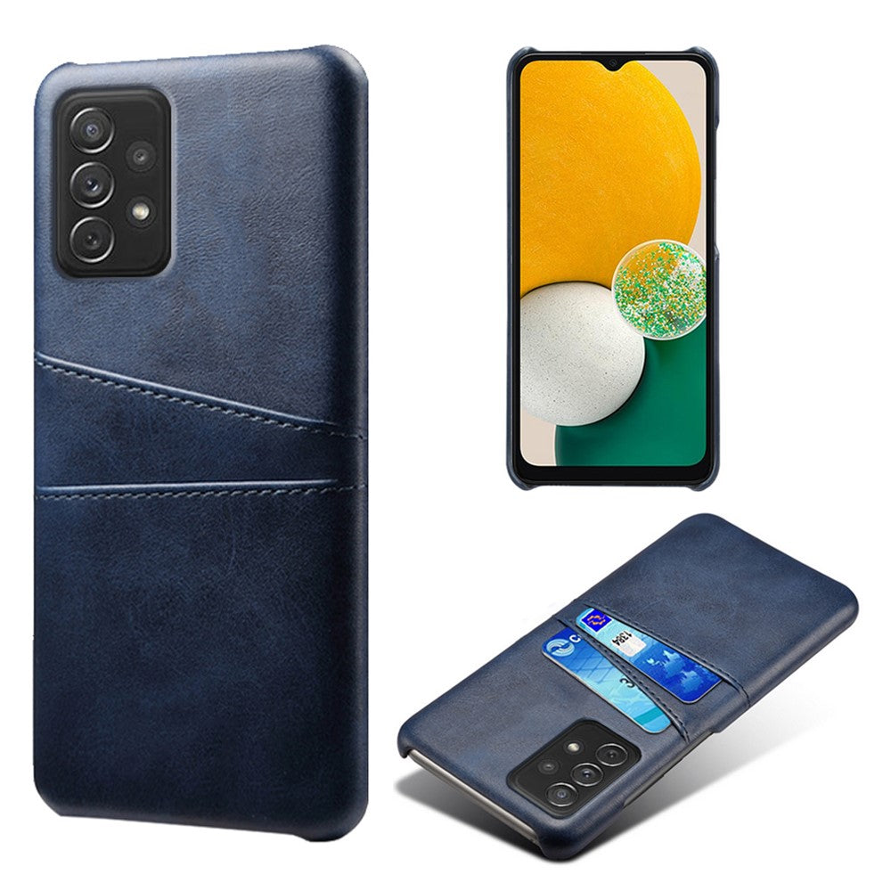 Dual Card case - Samsung Galaxy A73 - Blue