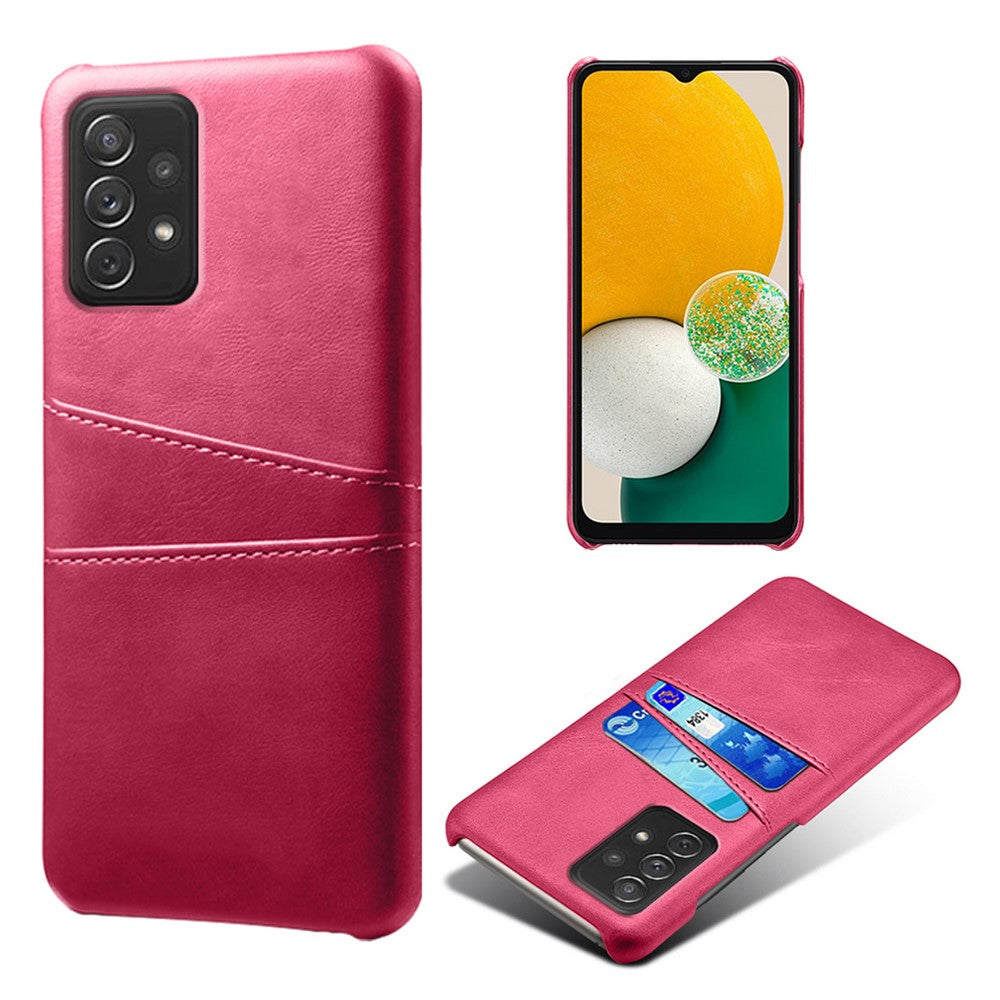 Dual Card case - Samsung Galaxy A73 - Rose