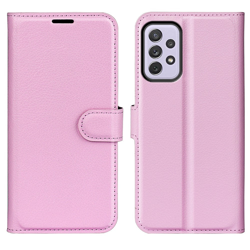 Classic Samsung Galaxy A73 flip case - Pink